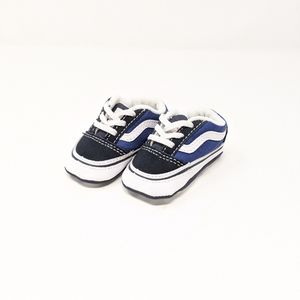 Baby Vans Old Skool Blue/White Size 1